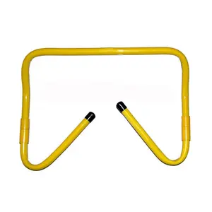 Green Yellow Hot Selling Adjustable Pvc Sports Hurdle Equipment