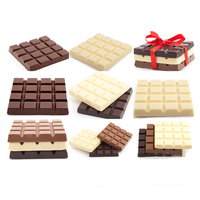 Vente Directe Usine FEO Chocolat Personnalisé Sous Marque Privée, Barre de Chocolat Composé au Lait, Noir et aux Noix