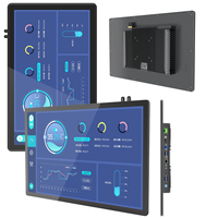 PC industriel à écran tactile de 21,5 pouces, étanche IP65, grand angle de vision, adapté aux accessoires informatiques