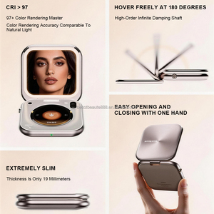 <span class=keywords><strong>Becot</strong></span> Beaute Miroir UV intelligent avec caméra UV dorée pour maquillage et protection solaire, et fonction de test de l'état de la peau avec assistance de soin - Product Image 4