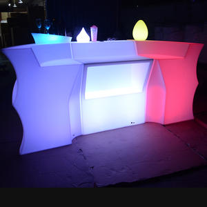 Moderno LED illuminato in plastica da <span class=keywords><strong>Bar</strong></span> portatile per casa giardino centro commerciale matrimonio commerciale narghilè Night Club <span class=keywords><strong>Lounge</strong></span> mobili - Product Image 6