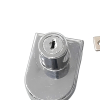 Cerradura de cajón de hierro de aleación de Zinc 138 para oficina, gimnasio, accesorio, cerradura de buzón, escritorio de ordenador de vidrio