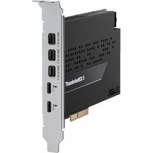    Carte d'extension ThunderboltEX 5 PCIe 4.0 x4 double Thunderbolt 5 USB-C 120 Gbps DisplayPort 2.1 carte réseau interne - Product Image 1