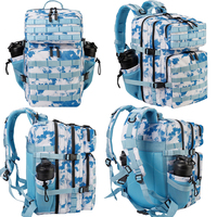 Mochila de Senderismo Trailpop Ultra Ligera con Estructura Ergonómica para Viajes por el Campo, 50L