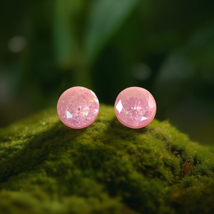 Boucles d'oreilles clous en alliage plaqué or, motif boule et chiffre, style religieux tendance pour soirée, pierre principale perle - Product Image 3