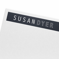 Papel de Carta Artístico de Lujo Personalizado para la Marca Empresarial, Correspondencia Profesional, Documentos Oficiales - Marca LEISA, Logotipo Personalizado