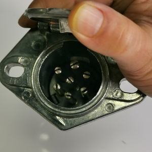 Connecteur de camion, connexion de lampe de <span class=keywords><strong>remorque</strong></span>, 7 voies, 7 broches, prise de <span class=keywords><strong>remorque</strong></span>, coupleur électrique - Product Image 2