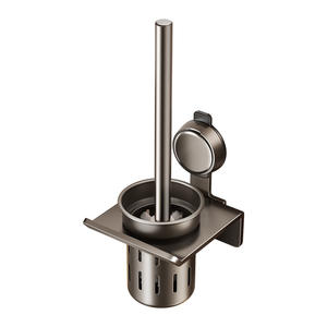 Soporte para escobilla de baño Blue Vine, montado en la pared, color gris, diseño minimalista, fácil de limpiar, LTES Y304Q - Product Image 1