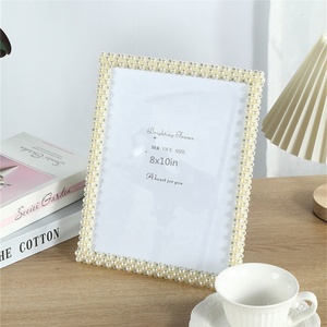 French Retro Pearl Photo <strong>Frame</strong> Table 3 6 7 8 10 Inches Heart-shaped Round <strong>Square</strong> Children's European - Product Image 2