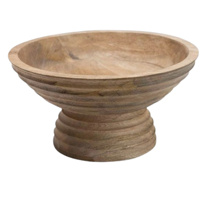 Bol en bois d'acacia naturel de bonne qualité de forme arrondie en vrac pour servir la nourriture - Product Image 6