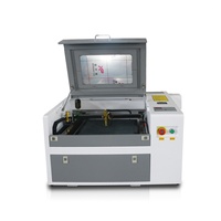 Machine de découpe et gravure laser CO2 automatique de précision à cadre rigide Craft Shop Starter Mini 4040 40W 50W pour bois, acrylique, caoutchouc