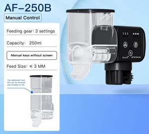 Jebao 250/500ml Distributore Automatico di Cibo per Pesci con Controllo Manuale e Temporizzazione Digitale per Acquariisti Impegnati, Confezione in Scatola di Plastica di Lusso - Product Image 4