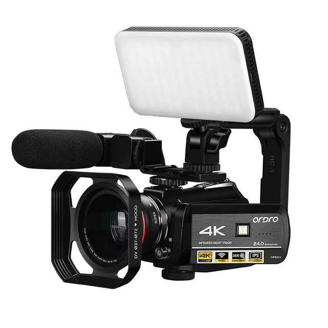 High Quality 4K UHD Camcorder SON Y Sensor 30X Digital Cameras Vloging Video Camera