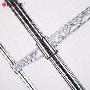 Palo per Scaffalatura Resistente, Parti Cromate Verniciate a Polvere, Palo per Scaffale a Filo Metallico - Product Image 4