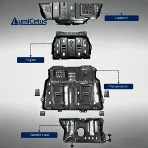 Plaques de protection sous châssis <span class=keywords><strong>Raptor</strong></span> pour <span class=keywords><strong>Ford</strong></span> F-150 en acier au manganèse et alliage d'aluminium, résistantes aux projections de sel, pour F150 - Product Image 3