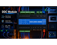 Controlador DDC Industrial Milesgo DDC2003-8600 para HVAC, Controlador de Edificios Programable con Gateway IoT y Monitoreo Remoto
