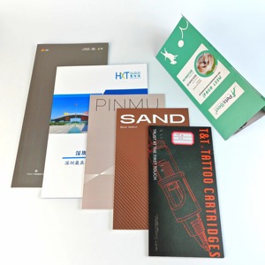 Impression personnalisée à la demande, impression offset, film laminé, brochure tri-pliée/bi-pliée, dépliant, catalogue, menu d'hôtel, salon professionnel - Product Image 4