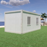 Maisons préfabriquées personnalisées en conteneurs, panneaux sandwich en acier, modernes, à montage rapide, à installer en kit, une ou deux chambres, prêtes à être expédiées