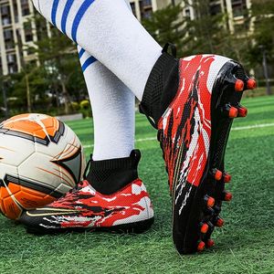 Professionnel AG/TF hommes chaussures de Football anti-dérapant longs ongles bottes de Football enfants entraînement sur le terrain <span class=keywords><strong>cheville</strong></span> crampons baskets de Football - Product Image 5