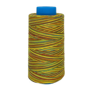 Fil à coudre en polyester de couleur arc-en-ciel en polyester coloré de bonne qualité écologique pour la broderie - Product Image 3