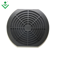 Lot de 4 grilles de protection anti-poussière pour ventilateur DC 60x60mm, filtre en plastique argent/noir, accessoires pour ventilateur de refroidissement 6cm, avec vis