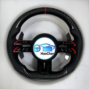 Volant sport en fibre de carbone personnalisé pour <span class=keywords><strong>Mercedes</strong></span>-Benz AMG CLA <span class=keywords><strong>CLE</strong></span> CLS W204 W205 W207 W212 W221 Classe A Classe E Classe S - Product Image 5