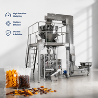 Industriële multihead bananenchips weeg- en verpakkingsmachine met verticale vorm-vul-seal technologie en op maat gemaakte oplossing