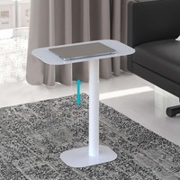Table basse élévatrice pneumatique réglable Mobilier de salon moderne en métal pour la maison Bureau Salle à manger Chambre Hôtel Cuisine