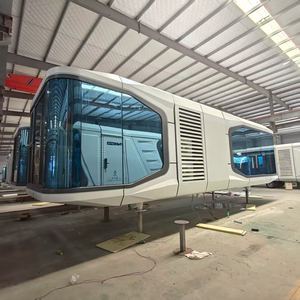 Casa Cápsula Prefabricada Moderna Luban, Estructura de Acero Ecológica con Energía Solar <span class=keywords><strong>para</strong></span> Inversión Residencial - Product Image 2