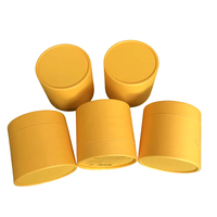 Emballage personnalisé en tube de papier pour huiles essentielles avec insert en EVA, boîte ronde de luxe pour produits cosmétiques et de soins personnels