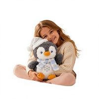 Jouet compagnon IA, Peluche pingouin, Compagnon interactif IA pour le récit d'histoires, Cadeau d'anniversaire, Compagnon pour l'heure du coucher, Personnalisé OEM ODM