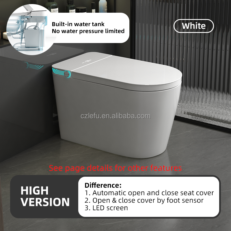 Versión alta blanca (con tanque de agua)