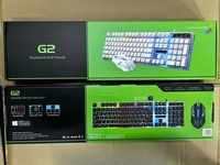 Combo clavier et souris filaires rétroéclairés RGB, USB Plug and Play pour les joueurs et les utilisateurs de bureau, avec design ergonomique, Chasing Leopard LED