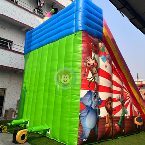 Tobogán Inflable con Temática de Payaso de Carnaval, Tobogán Inflable Comercial para Jugar - Product Image 5