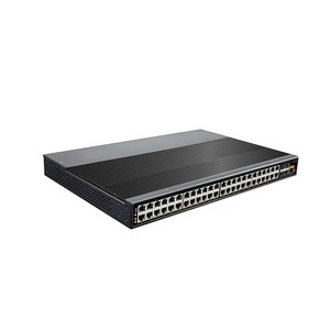 Commutateur Ethernet industriel géré 52 ports 10G Uplink, 48 ports RJ45 + 4 ports SFP+ 1/10G Fibre, Commutateurs réseau - Product Image 3