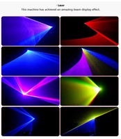 Mini laser DJ Disco DMX512 500mW RGB pour mariage, spectacle, fête, club, éclairage de scène