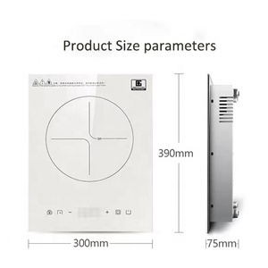 Cocina de Inducción Comercial Integrada de 3500W con un Solo Quemador, Cristal NEG, para Uso Doméstico - Product Image 5
