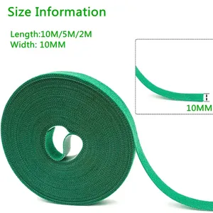 <span class=keywords><strong>2M</strong></span> Accessoires de jardin vert Pots et jardinières Ficelle Support pour plantes Décors extérieurs Sangles Nylon Bandage <span class=keywords><strong>Bambou</strong></span> Rotin - Product Image 2