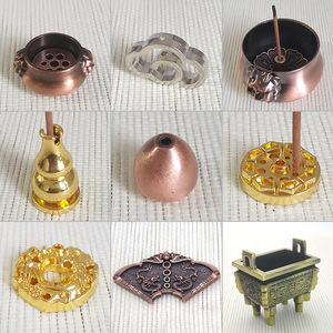 Venta al por mayor de alta calidad de Metal incienso de una variedad de pequeños objetos casa fumigar quemador de incienso - Product Image 5