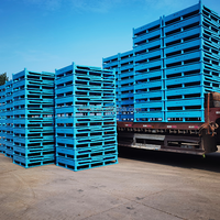 AOCHEN Boîte de rangement pliable en acier industriel personnalisée Conteneurs métalliques Cage logistique de stockage en entrepôt Cage de fret en vrac