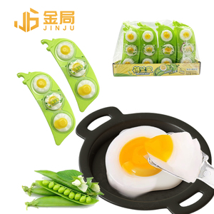 हॉट सेल डच अंडे की पुडिंग मीठी मटर के आकार की हलाल पुडिंग जेली कैंडी पॉपिंग कैंडी के साथ - Product Image 1