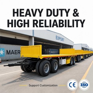 Remolque de Plataforma Completa de Gran Capacidad con Barra de Tracción - Transportador de Carga Profesional para el Mercado Internacional - Product Image 6