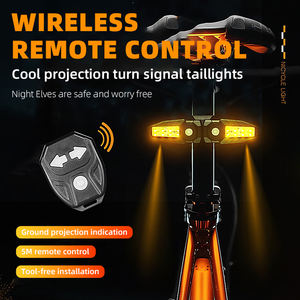 多機能自転車ターンテールライト自転車ワイヤレスリモコンテールライト防水自転車ライト - Product Image 2