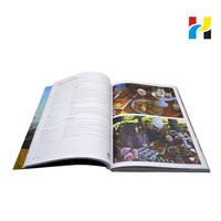 Impression de catalogues personnalisés à couverture rigide, impression offset couleur, impression de brochures alimentaires et de menus de restaurant, service OEM d'usine