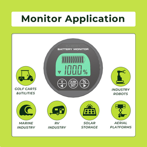 Monitor de Bateria Inteligente 500A EJ-BC21, Testador de Capacidade de Bateria LCD de Alta Performance para Motores de Popa, Iates e Veículos Elétricos - Product Image 3