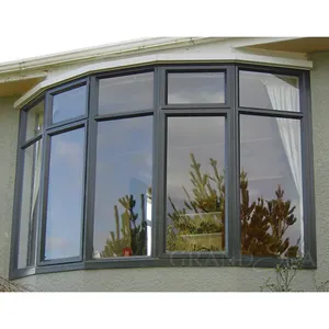 허리케인 충격 알루미늄 트리플 유리 베이 활 casement windows