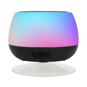 Factory's new foreign trade hot selling cls-02 suction cup with light Bluetooth speaker night light outdoor computer speaker