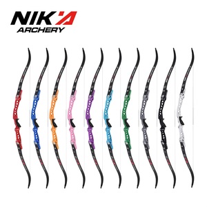 Nika Archery ET-12+C2 Target Recurve <strong>Bow</strong> Set with CNC Aluminum Riser and Carbon Limbs for Competition - Product Image 2