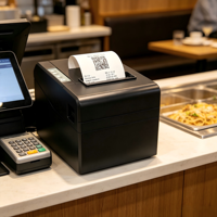 Imprimante thermique directe 80 mm pour l'impression de reçus dans les supermarchés, restaurants et commerces de détail, avec interface USB, en stock