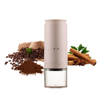 Petit Mini Moulin à Café en Acier Inoxydable Sans Fil, Portable, USB, Électrique, Rechargeable